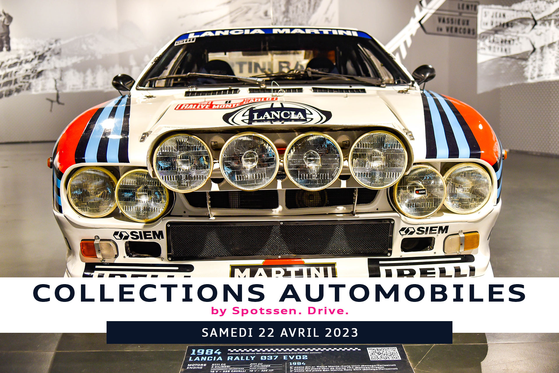 2023, mauto, turin, italie, exposition, groupes b, rallye